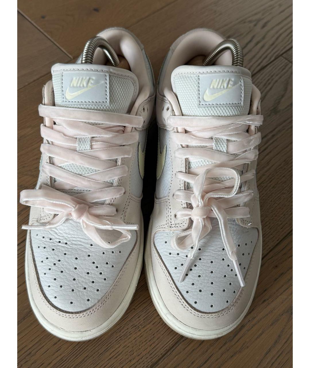 NIKE Розовые кожаные кеды, фото 2