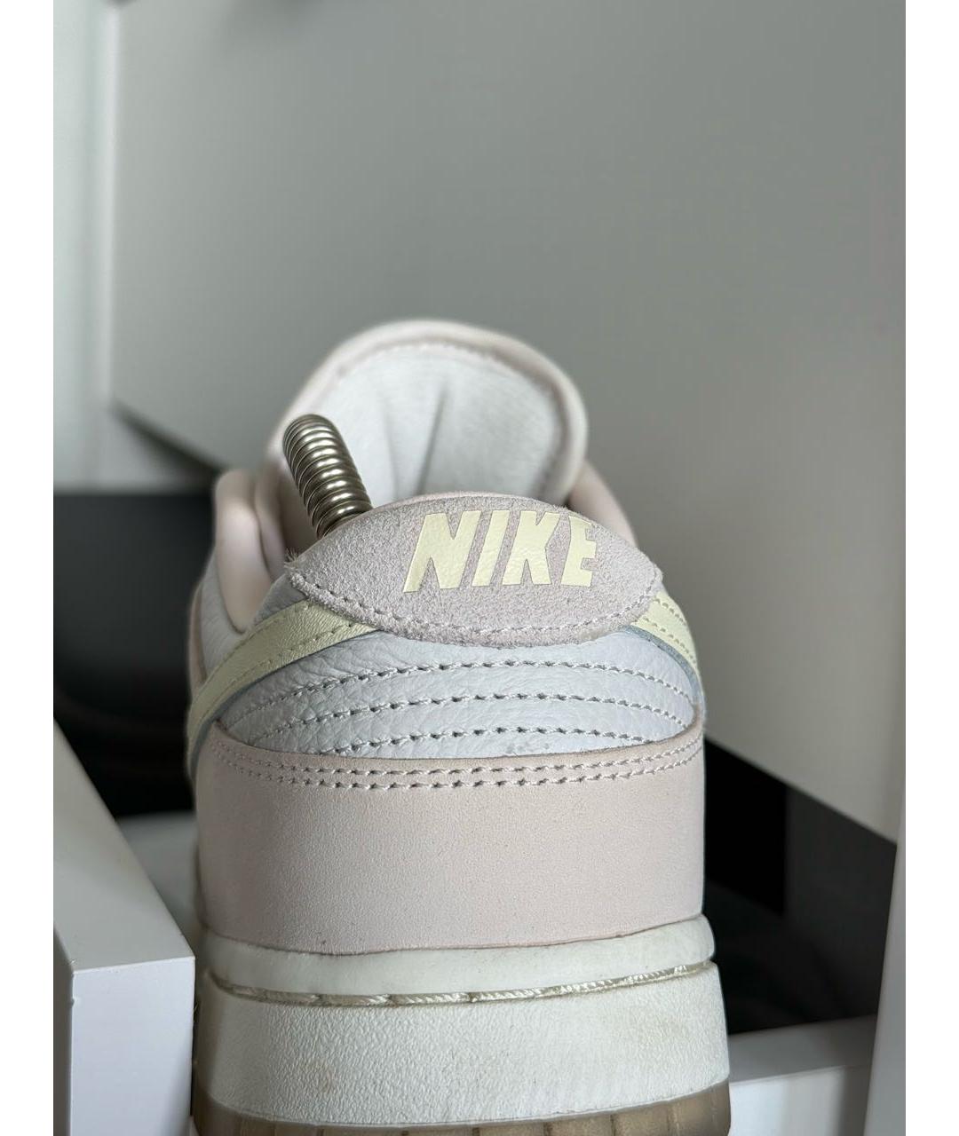 NIKE Розовые кожаные кеды, фото 5