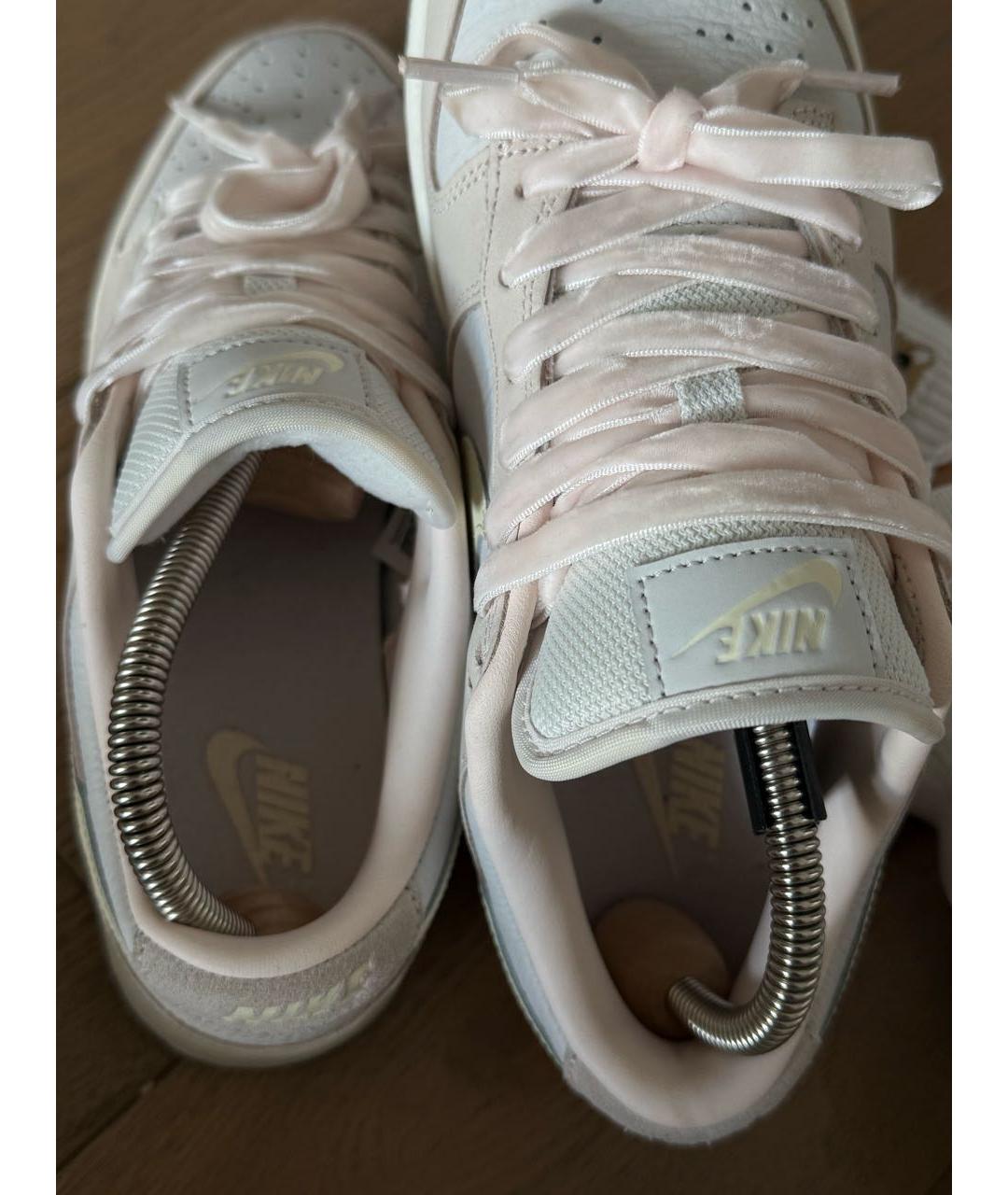 NIKE Розовые кожаные кеды, фото 3
