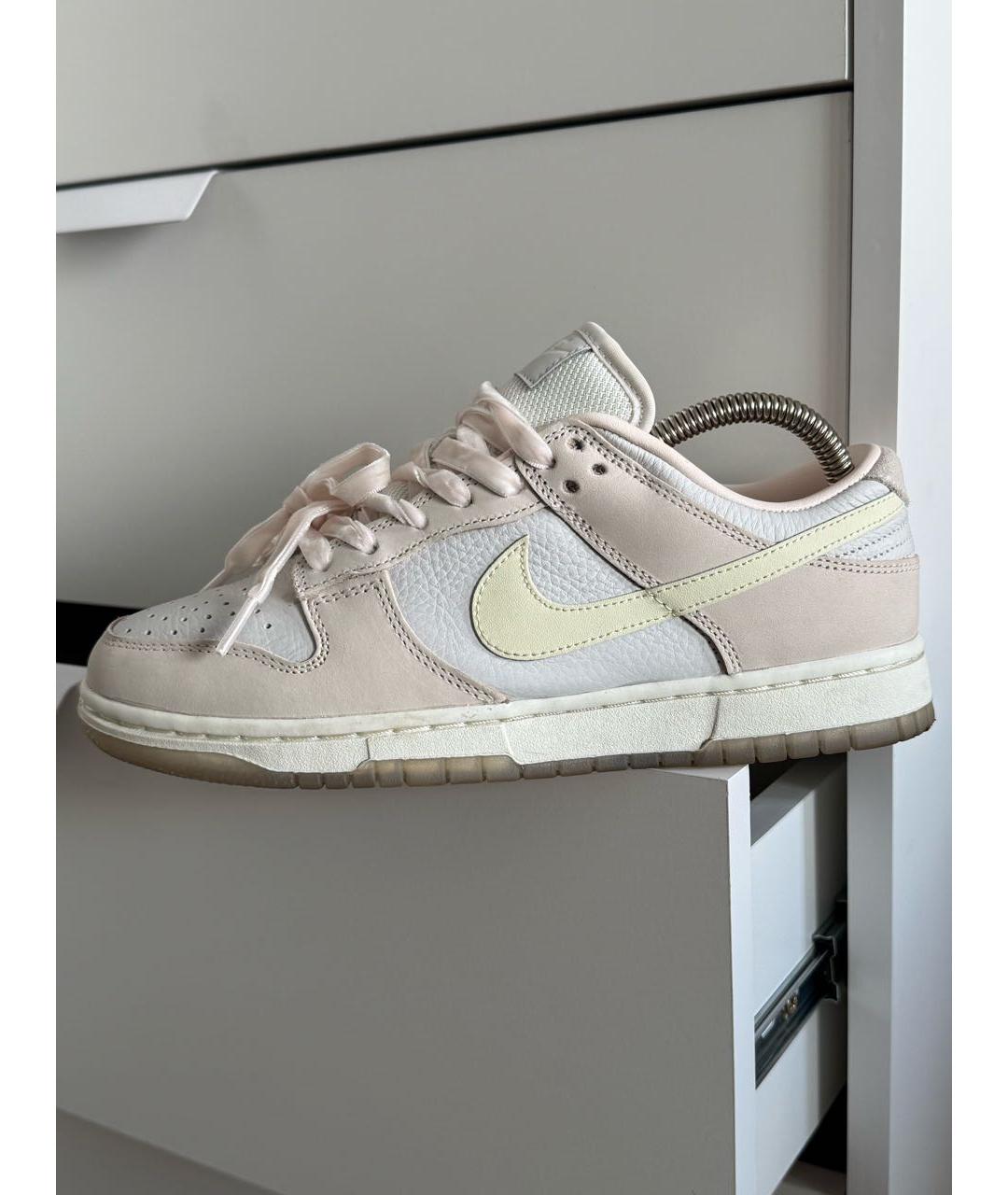 NIKE Розовые кожаные кеды, фото 6