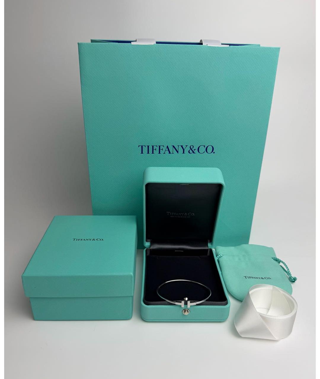 TIFFANY&CO Белый браслет из белого золота, фото 2