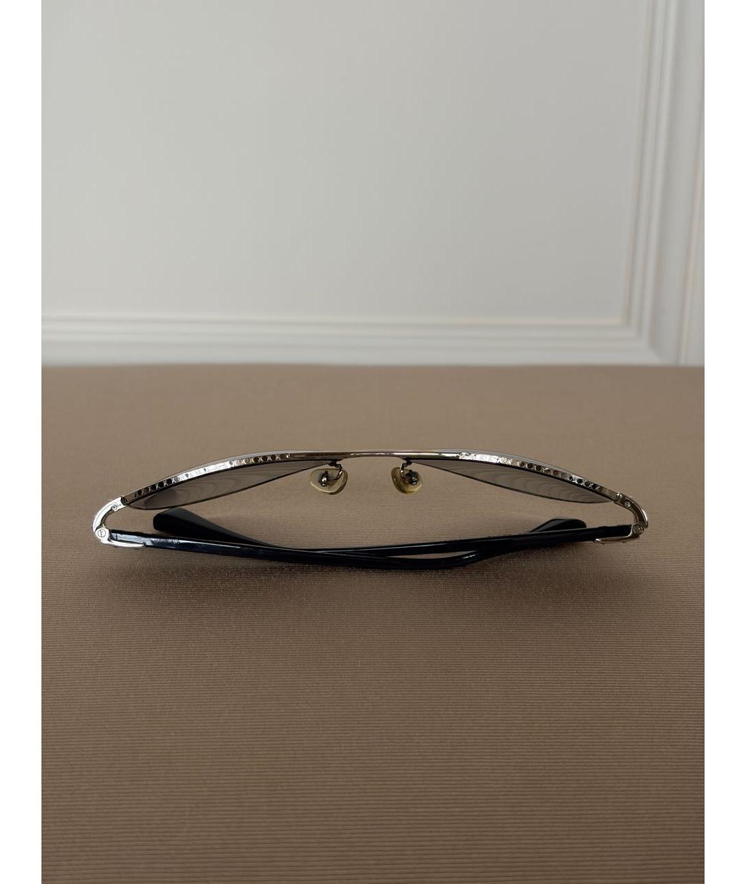 LOUIS VUITTON Серебряные металлические солнцезащитные очки, фото 7