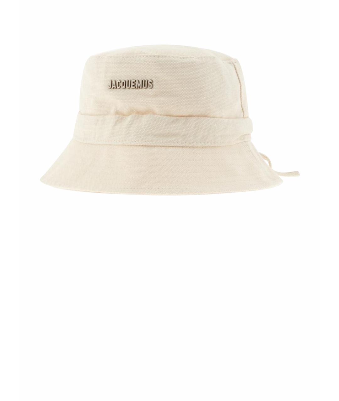 JACQUEMUS Белая хлопковая панама, фото 1