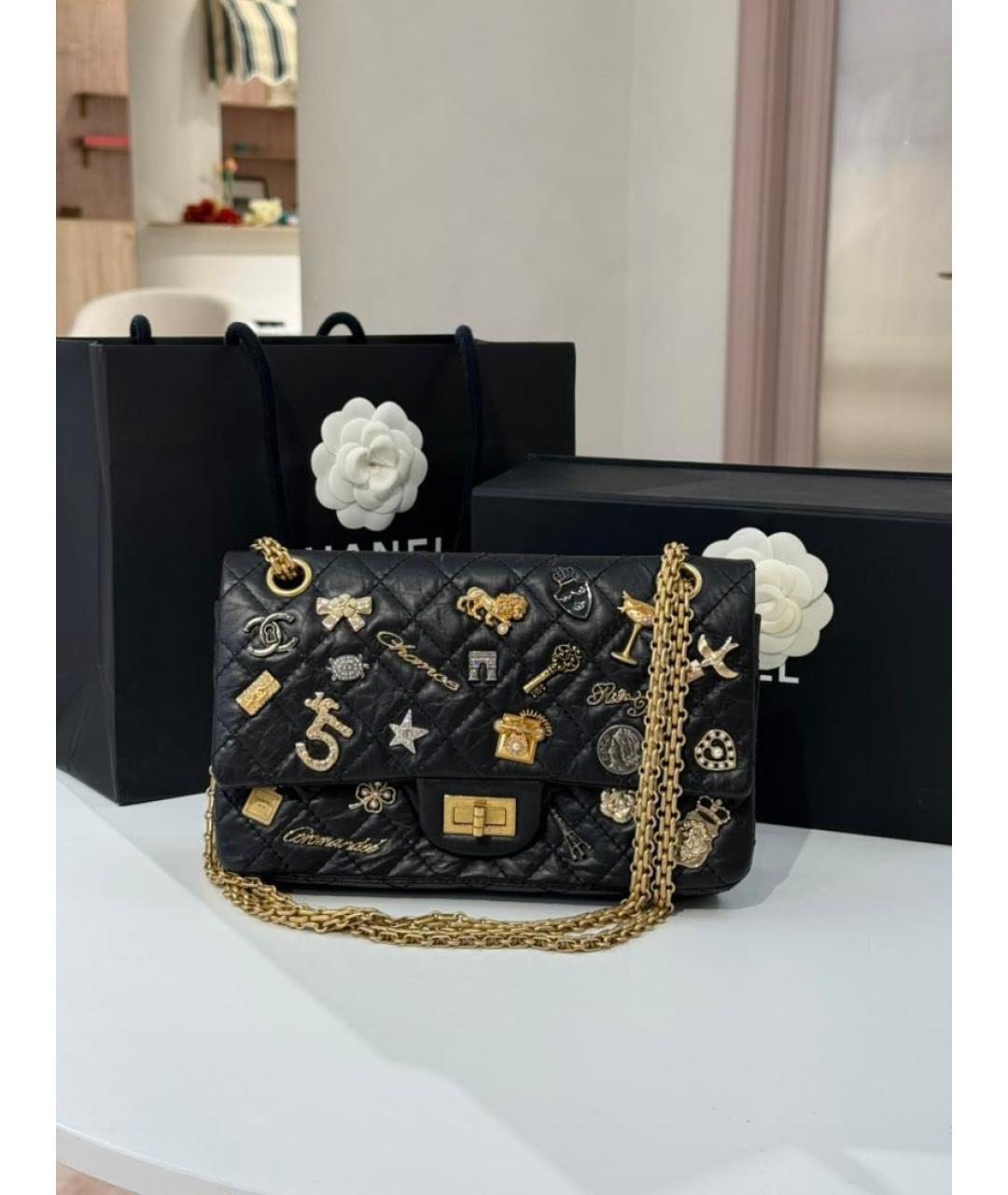 CHANEL Черная сумка через плечо, фото 9