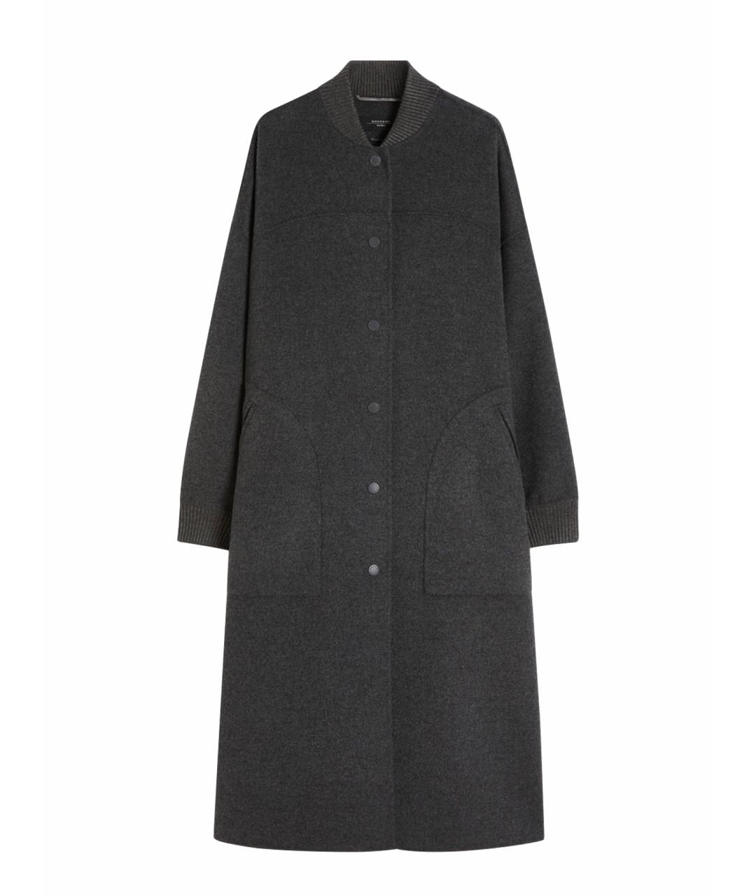 WEEKEND MAX MARA Серое пальто, фото 1