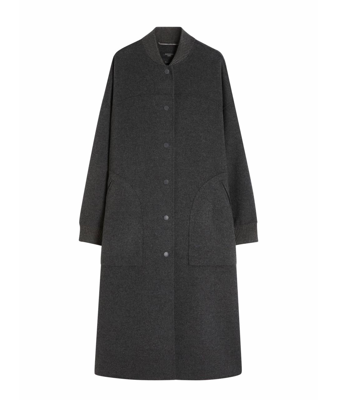 WEEKEND MAX MARA Серое пальто, фото 7