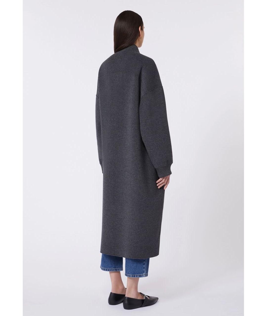 WEEKEND MAX MARA Серое пальто, фото 2