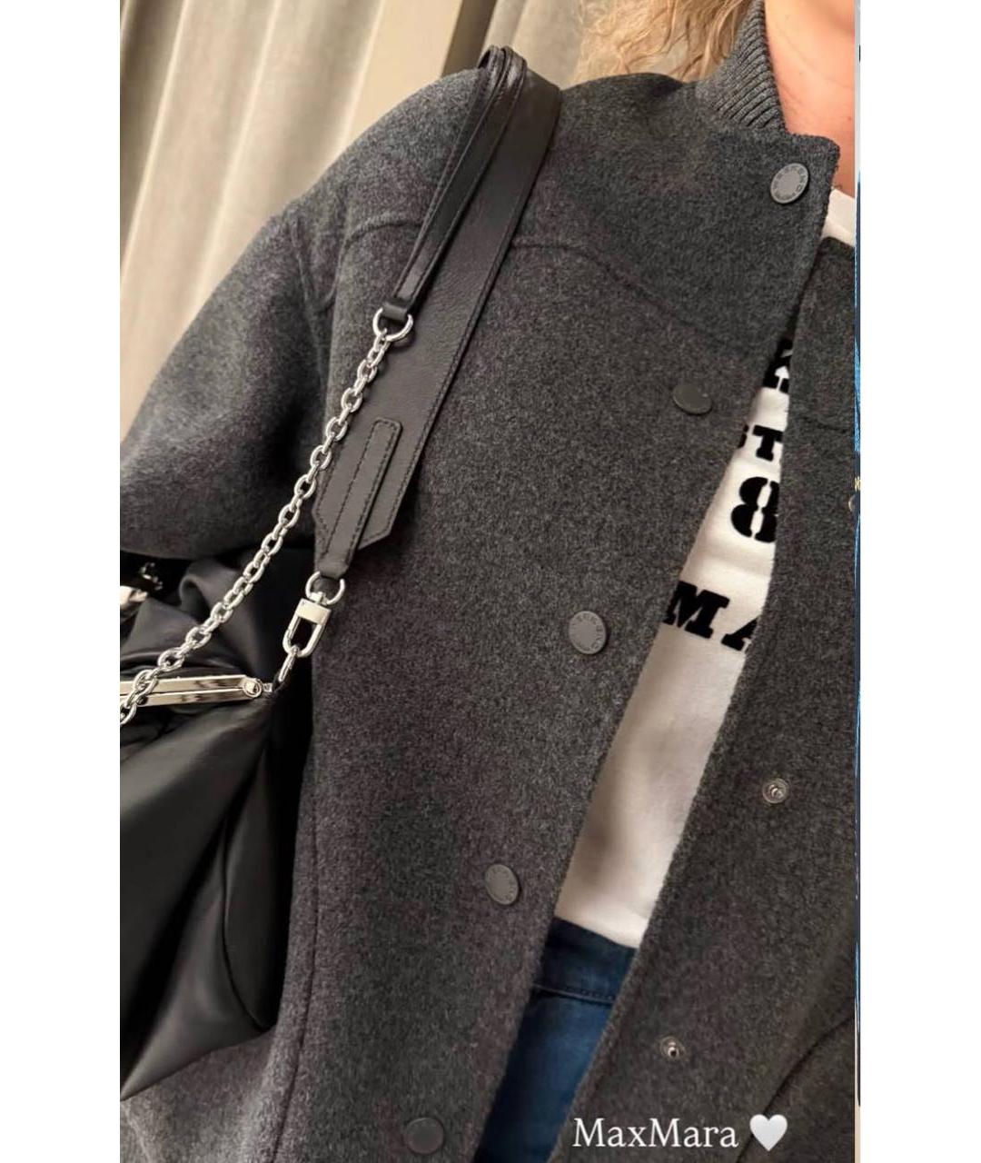 WEEKEND MAX MARA Серое пальто, фото 6