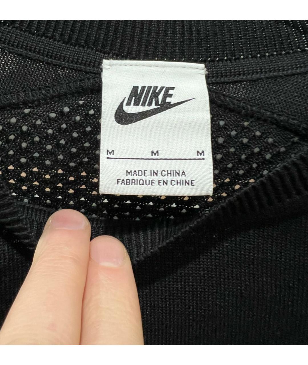 NIKE Черный полиэстеровый джемпер / свитер, фото 5