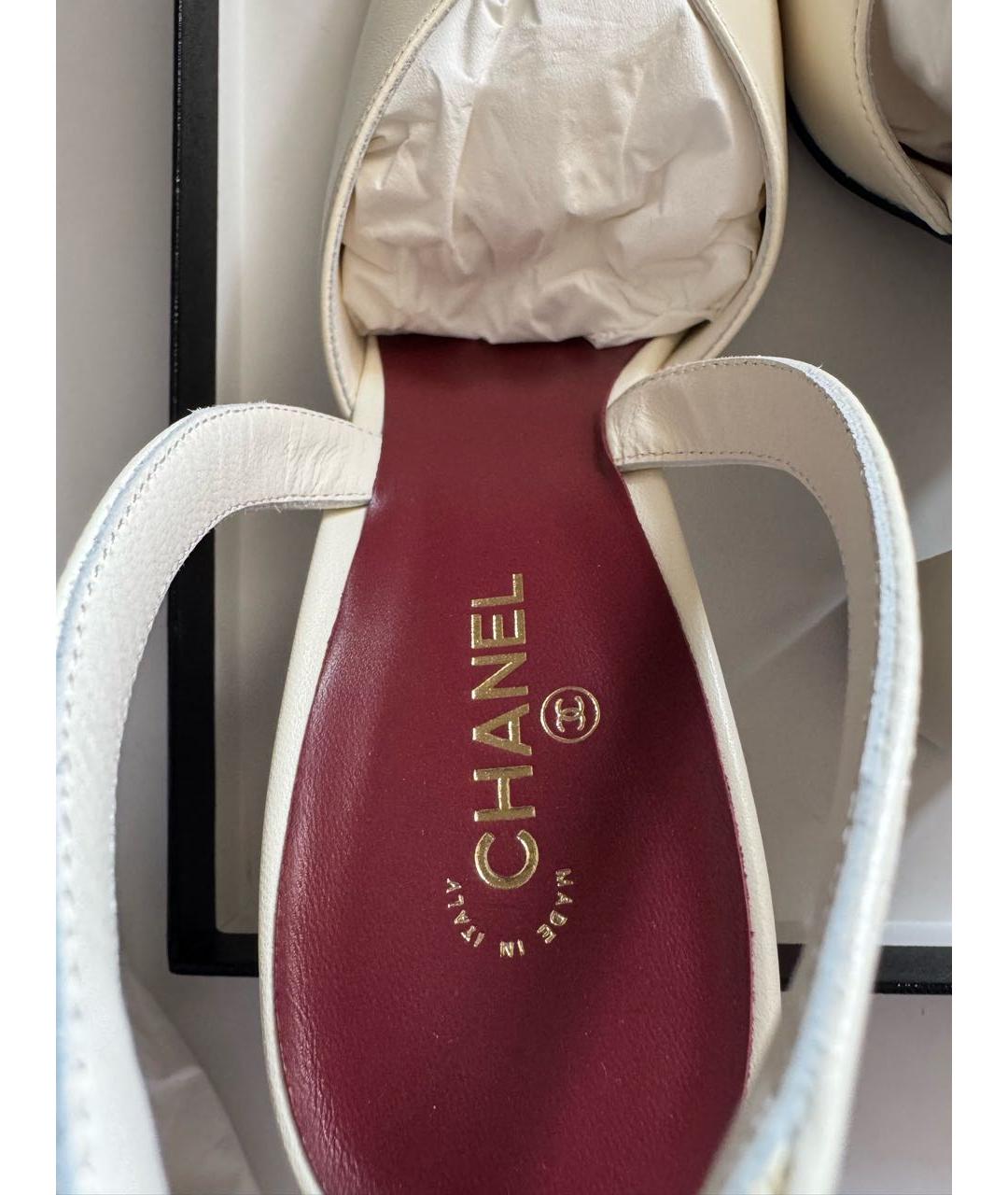 CHANEL Кожаные туфли, фото 3