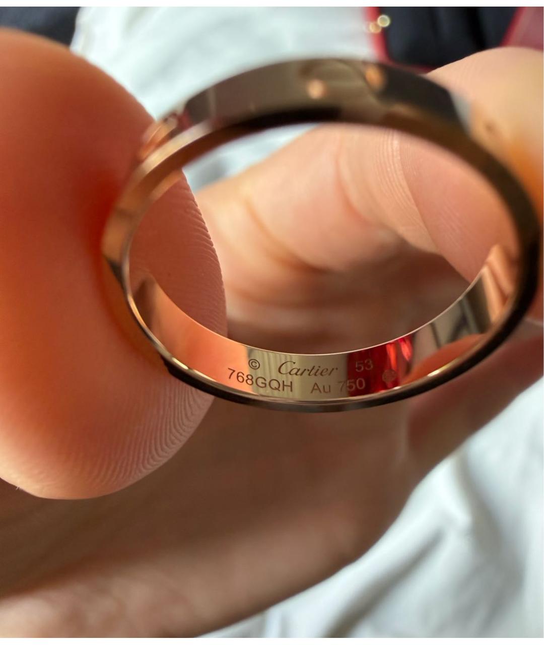 CARTIER Золотое кольцо из розового золота, фото 2