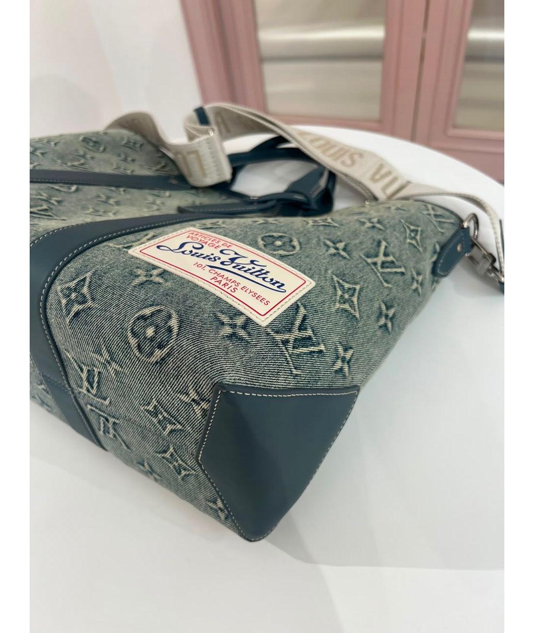 LOUIS VUITTON Голубая сумка через плечо, фото 7