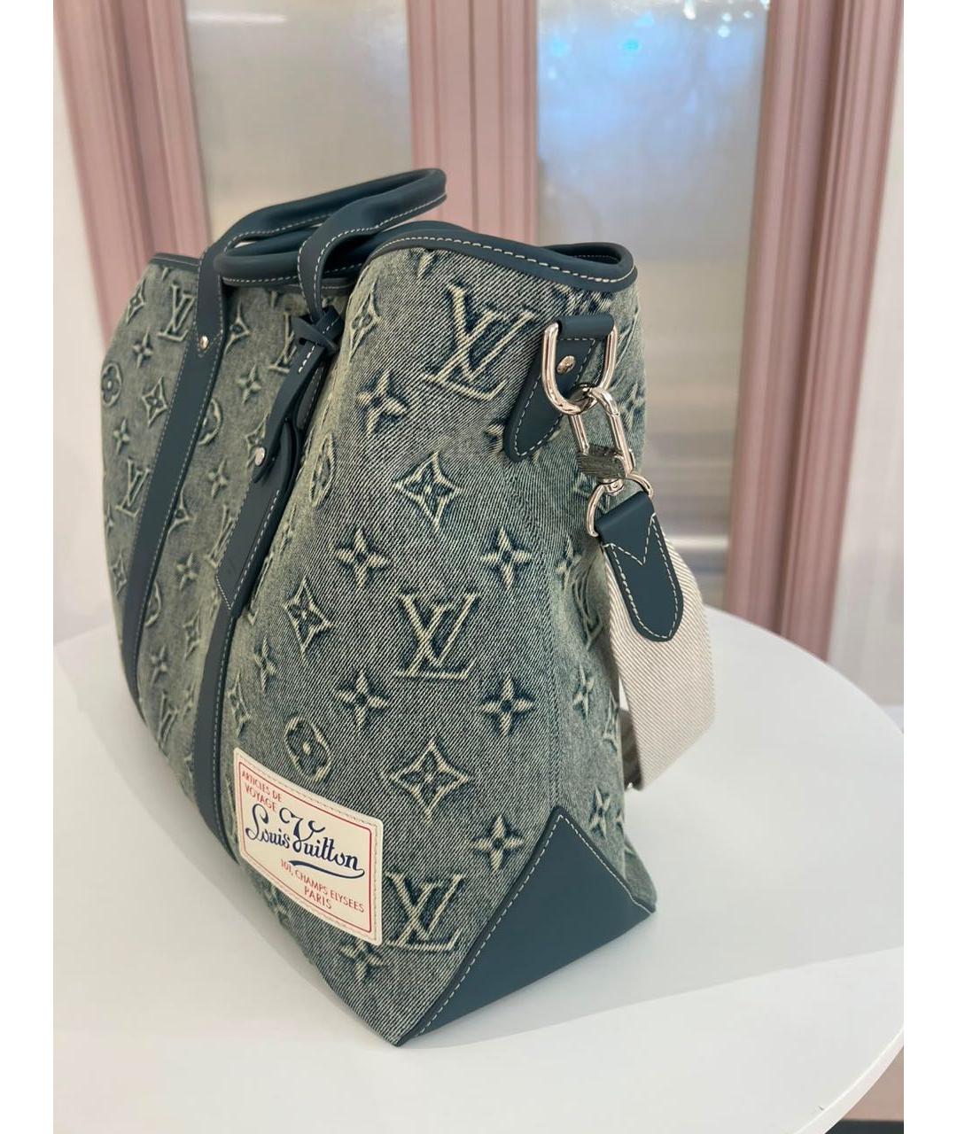 LOUIS VUITTON Голубая сумка через плечо, фото 4