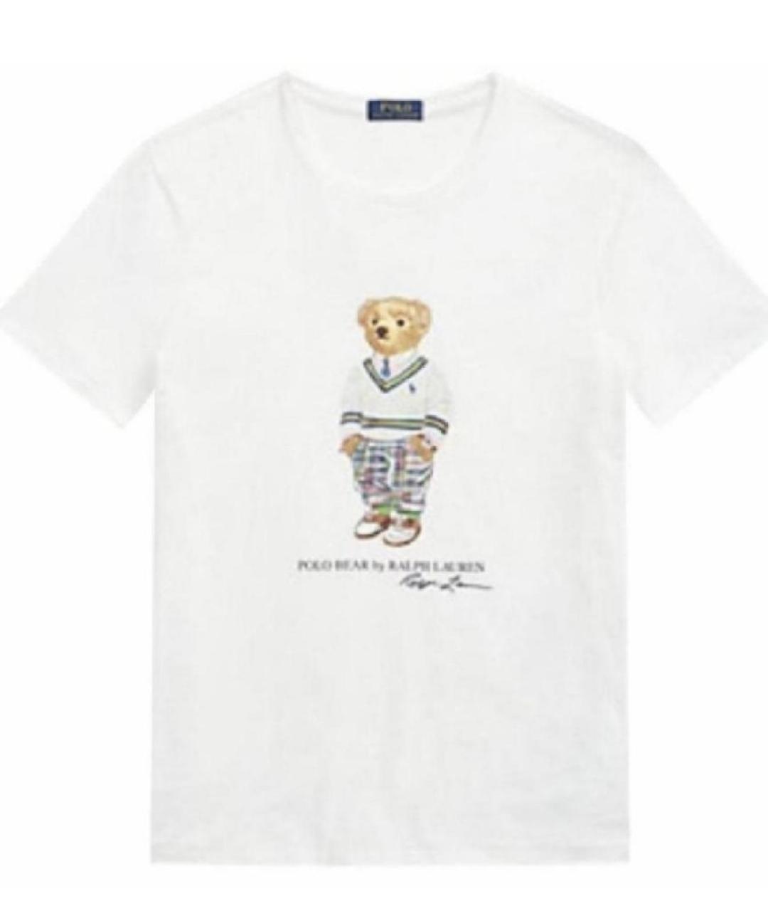POLO RALPH LAUREN Белая хлопковая футболка, фото 1