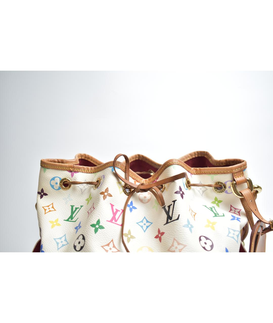 LOUIS VUITTON Белая сумка через плечо, фото 8