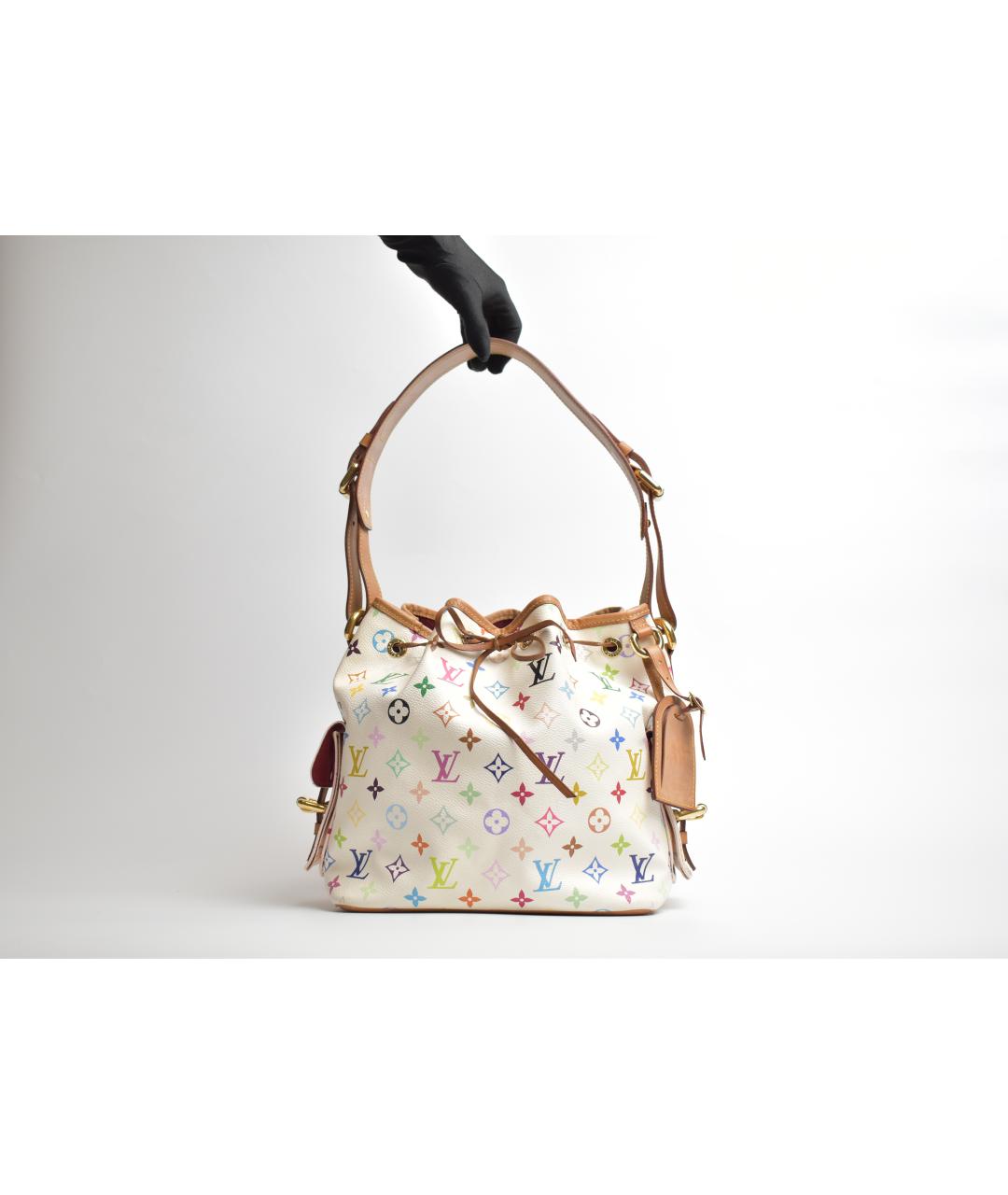 LOUIS VUITTON Белая сумка через плечо, фото 10