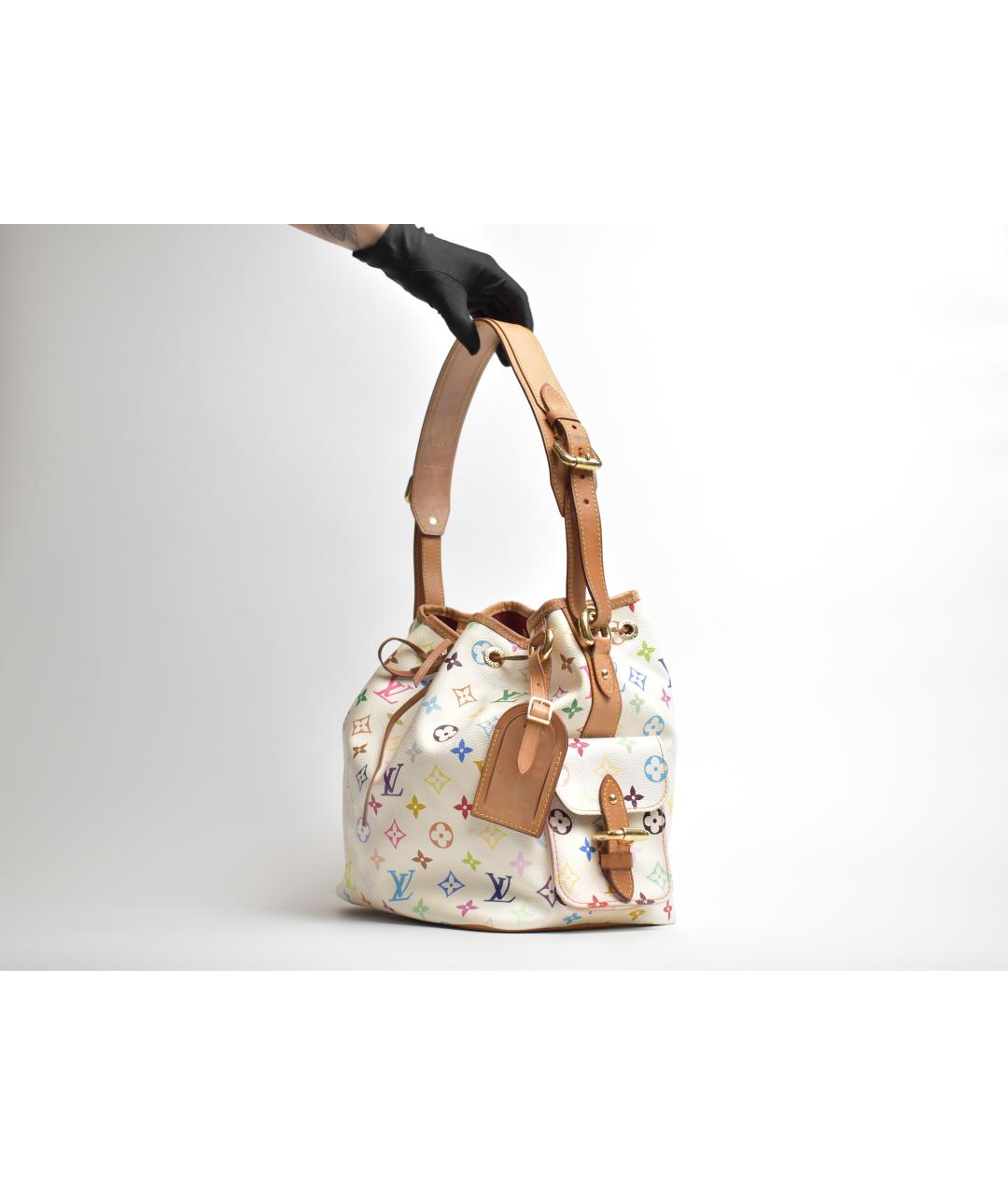 LOUIS VUITTON Белая сумка через плечо, фото 2