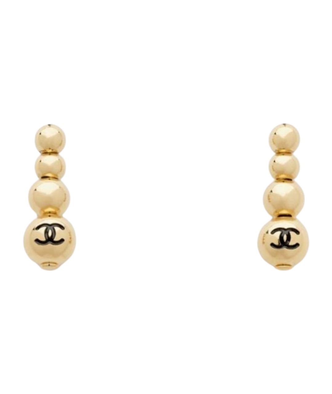 CHANEL Золотые серьги, фото 1