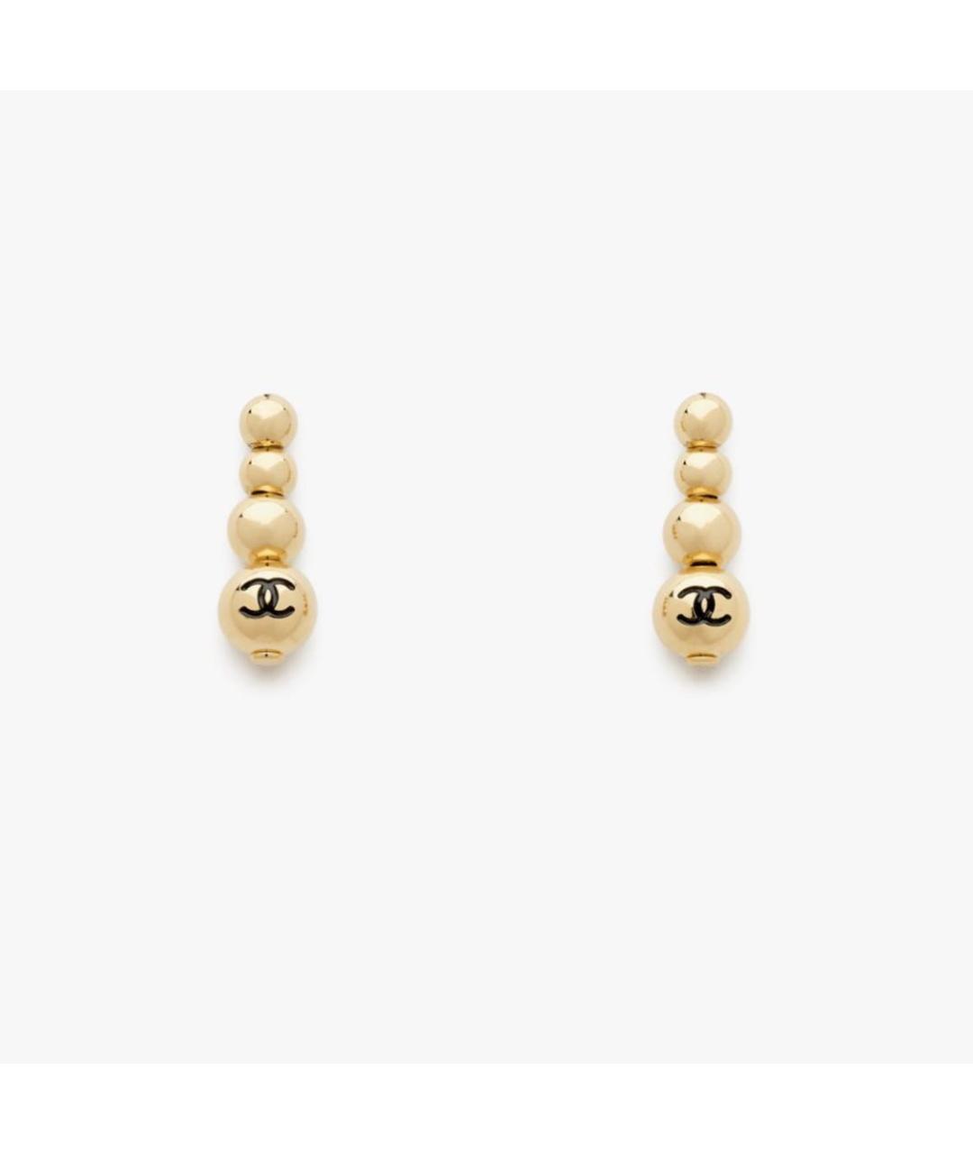 CHANEL Золотые серьги, фото 5