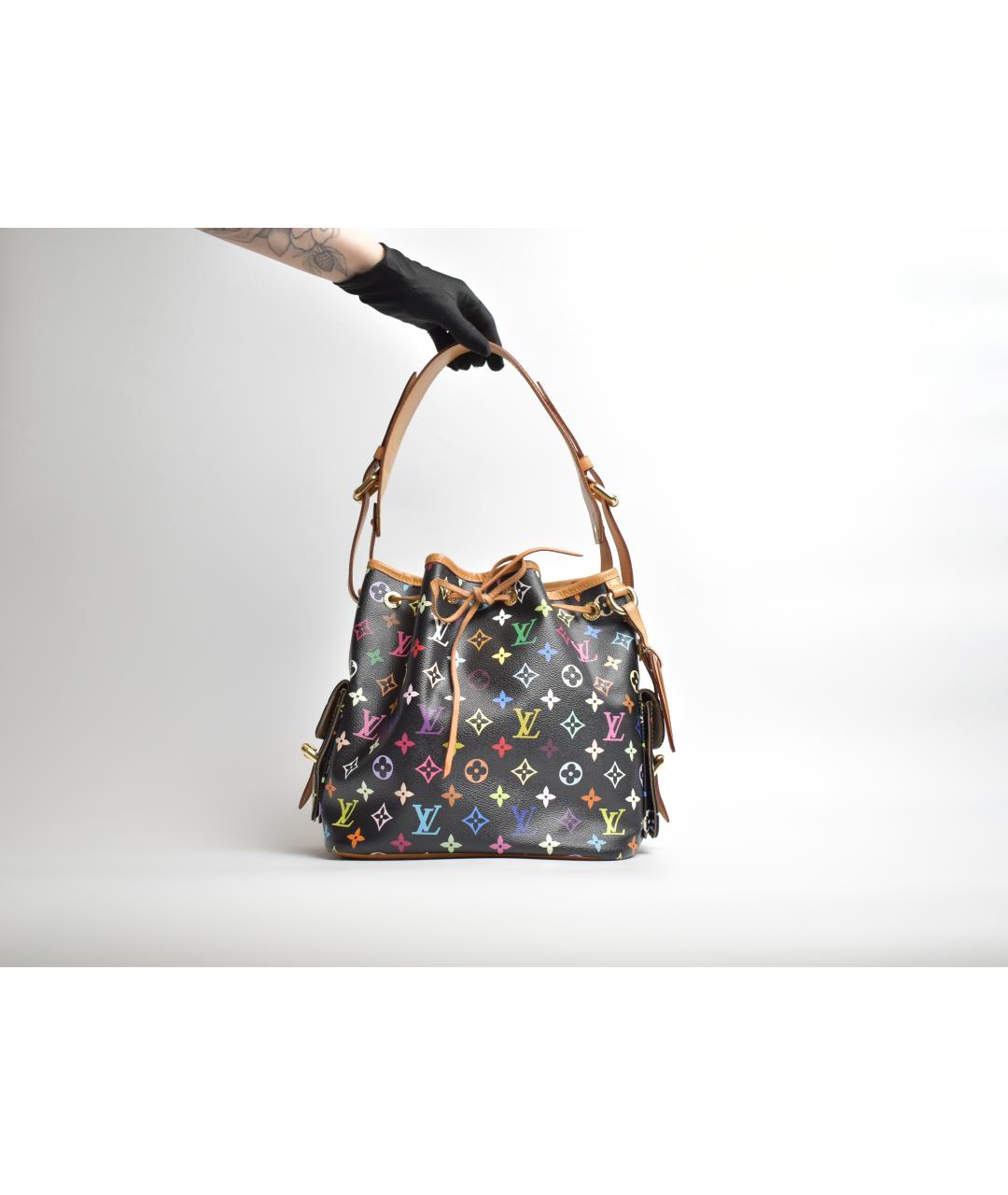LOUIS VUITTON Черная сумка через плечо, фото 9