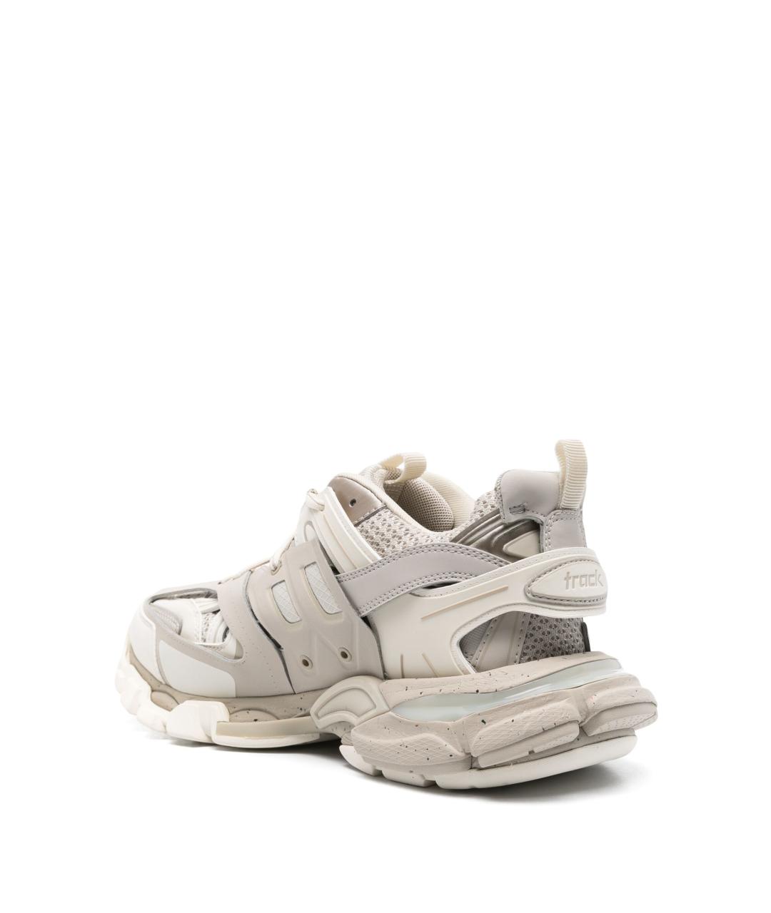 BALENCIAGA Бежевые синтетические кроссовки, фото 4