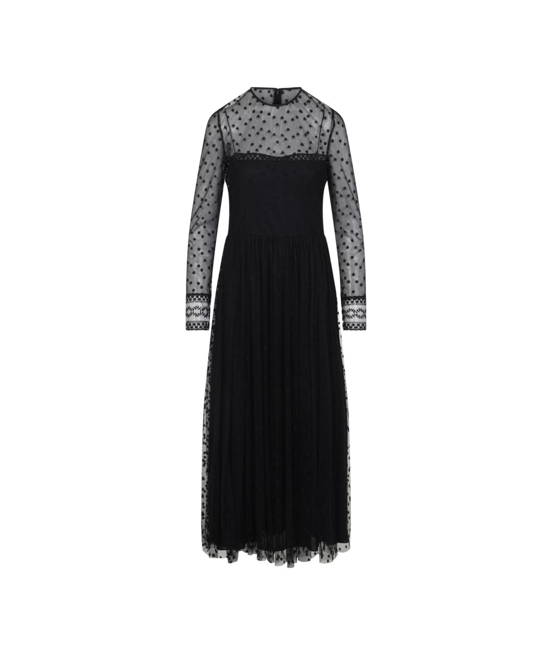 ALBERTA FERRETTI Черное полиамидовое платье, фото 1