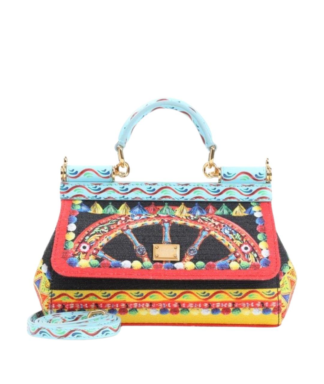 DOLCE&GABBANA Мульти хлопковая сумка тоут, фото 1