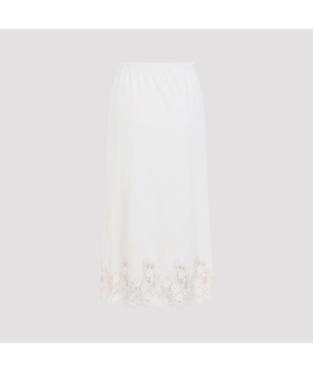 ALBERTA FERRETTI Бежевая юбка миди, фото 3