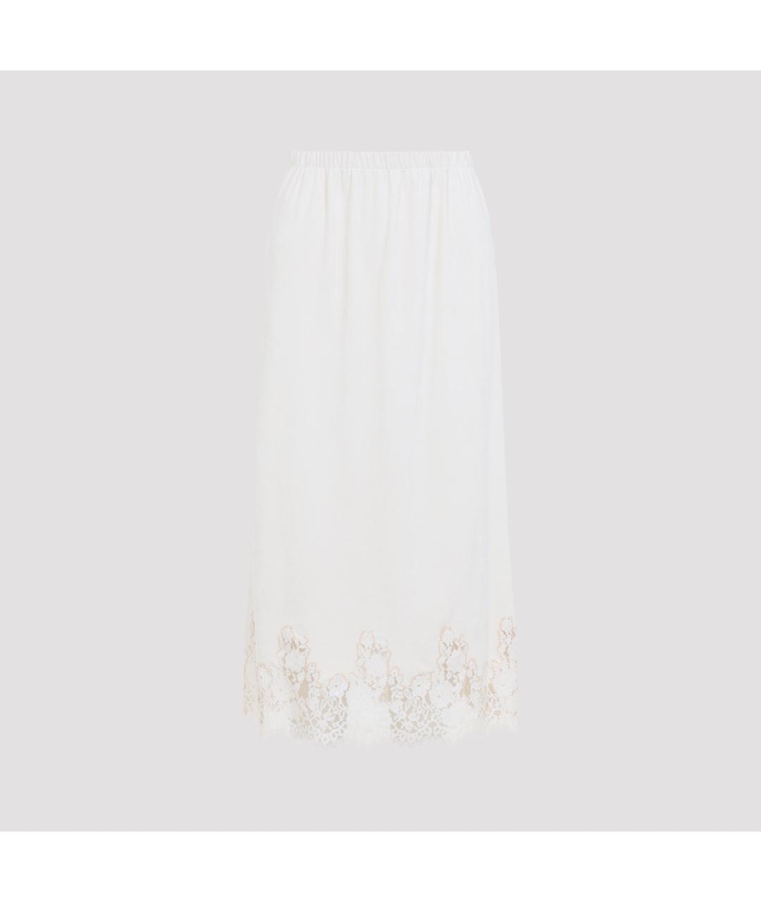 ALBERTA FERRETTI Бежевая юбка миди, фото 2