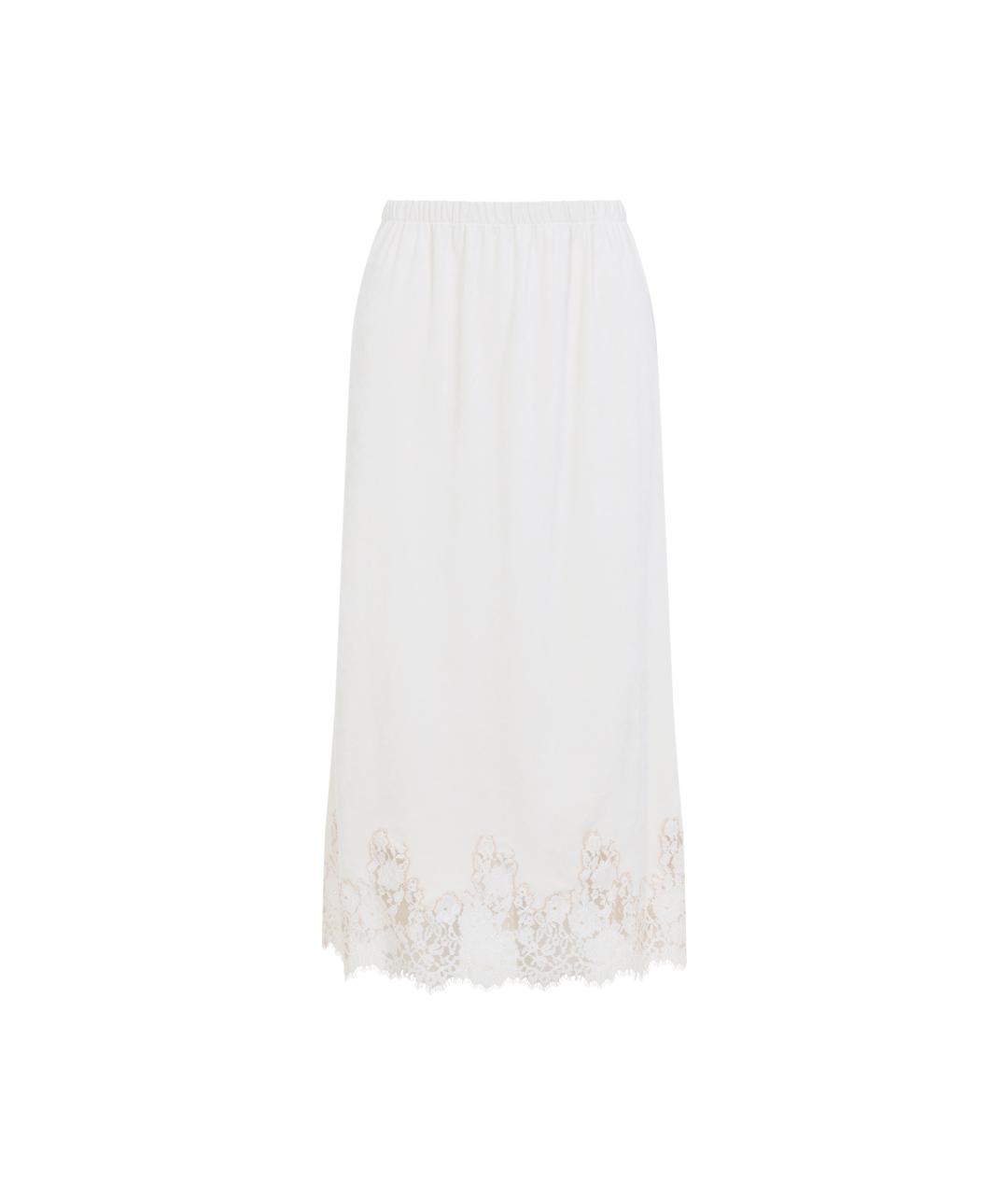 ALBERTA FERRETTI Бежевая юбка миди, фото 1