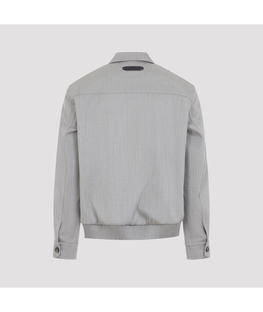 BRIONI Бежевая шерстяная куртка, фото 3