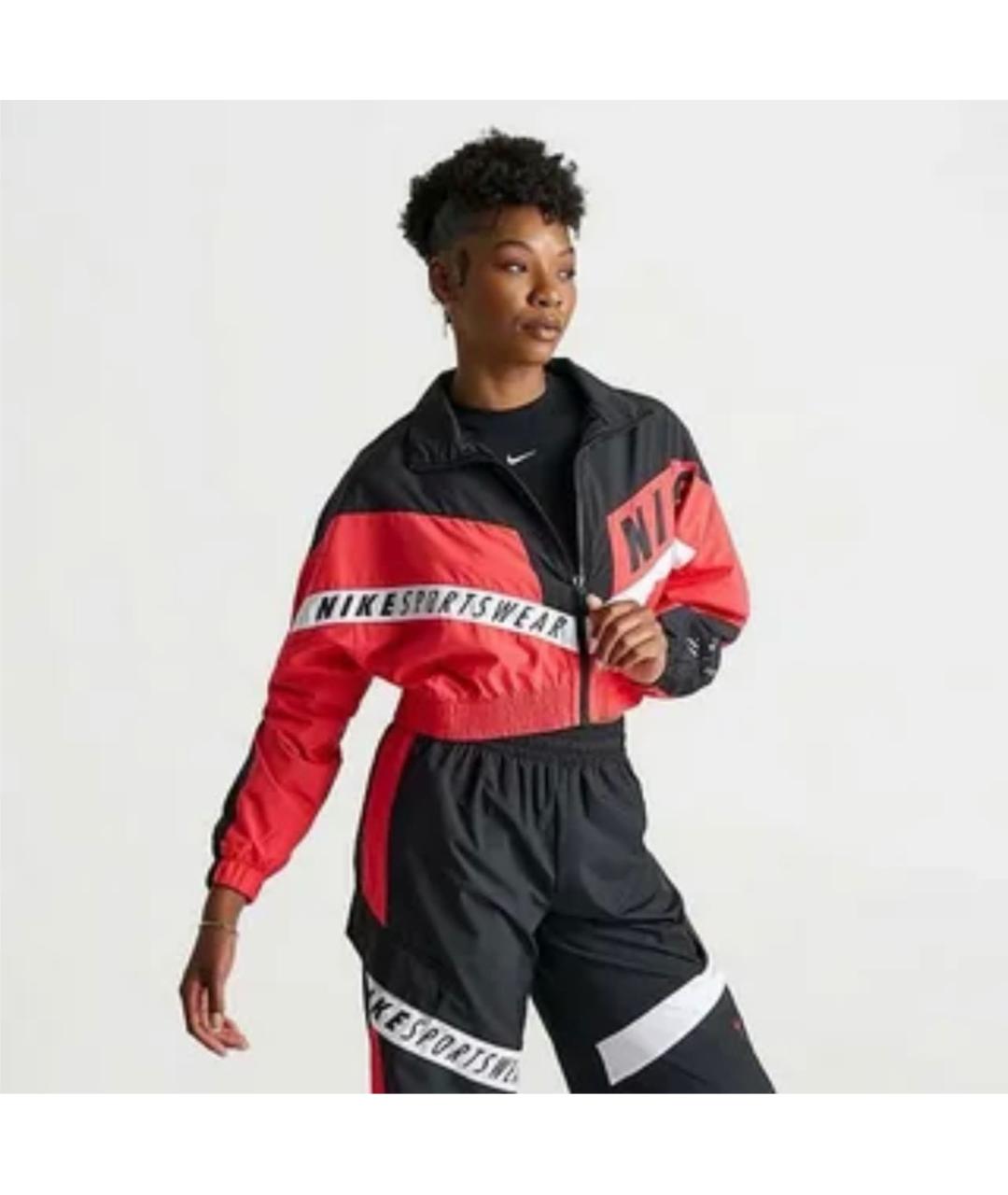 NIKE Черный полиэстеровый спортивные костюмы, фото 5