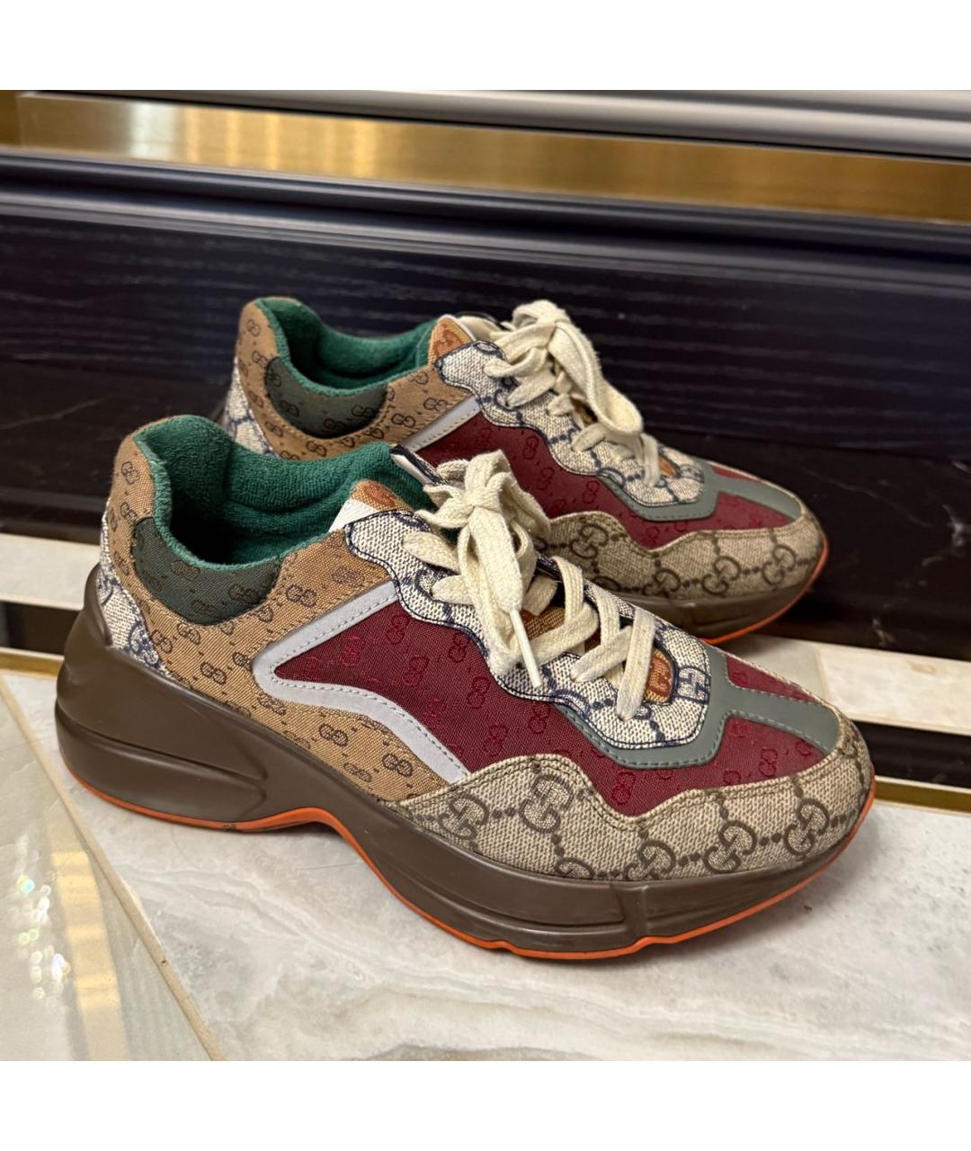 GUCCI Мульти кроссовки, фото 5