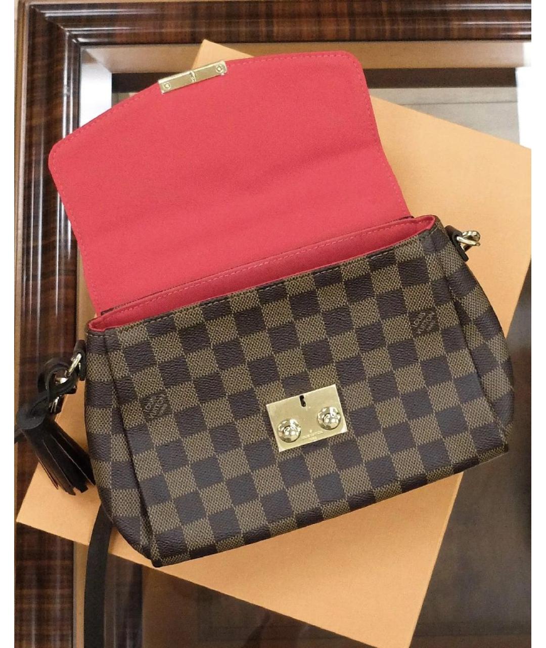 LOUIS VUITTON Коричневая сумка с короткими ручками, фото 5