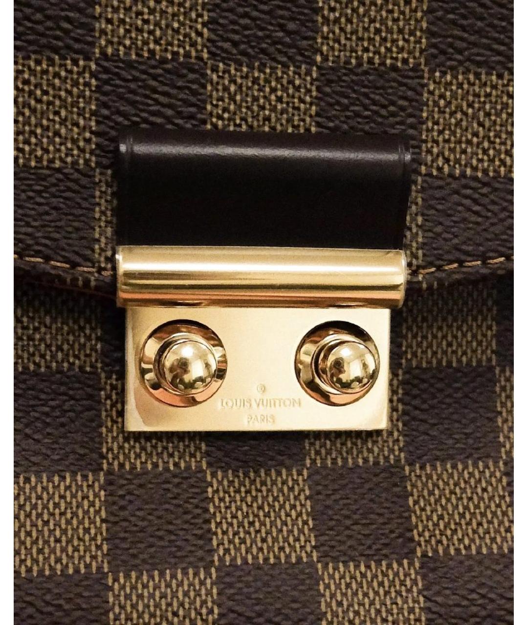 LOUIS VUITTON Коричневая сумка с короткими ручками, фото 6