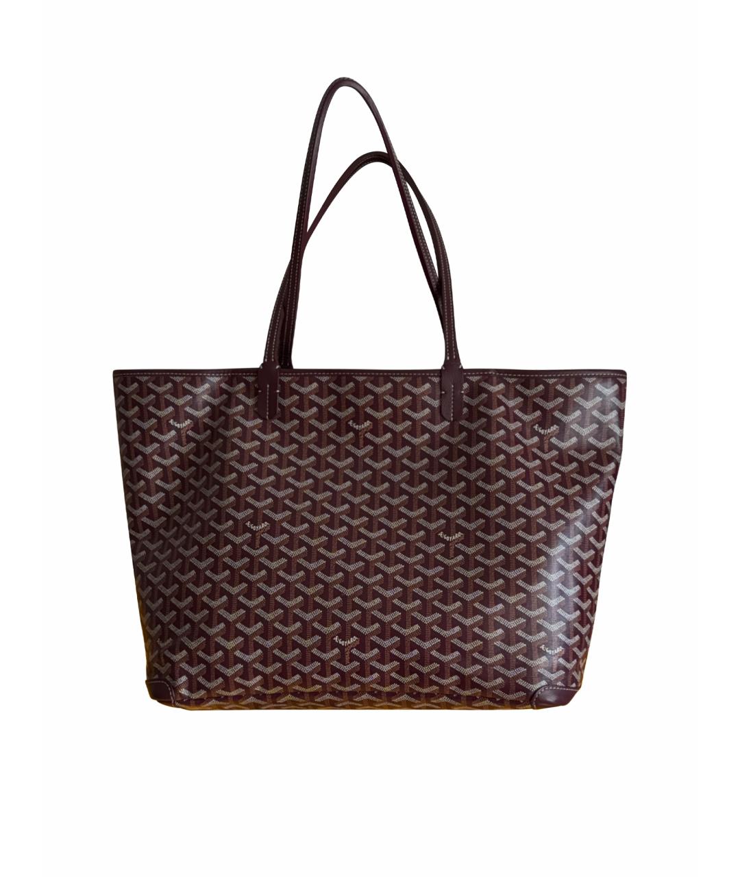 GOYARD Бордовая сумка тоут, фото 1