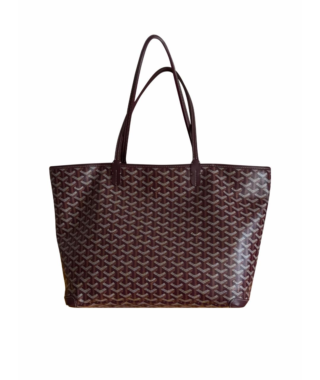 GOYARD Бордовая сумка тоут, фото 10