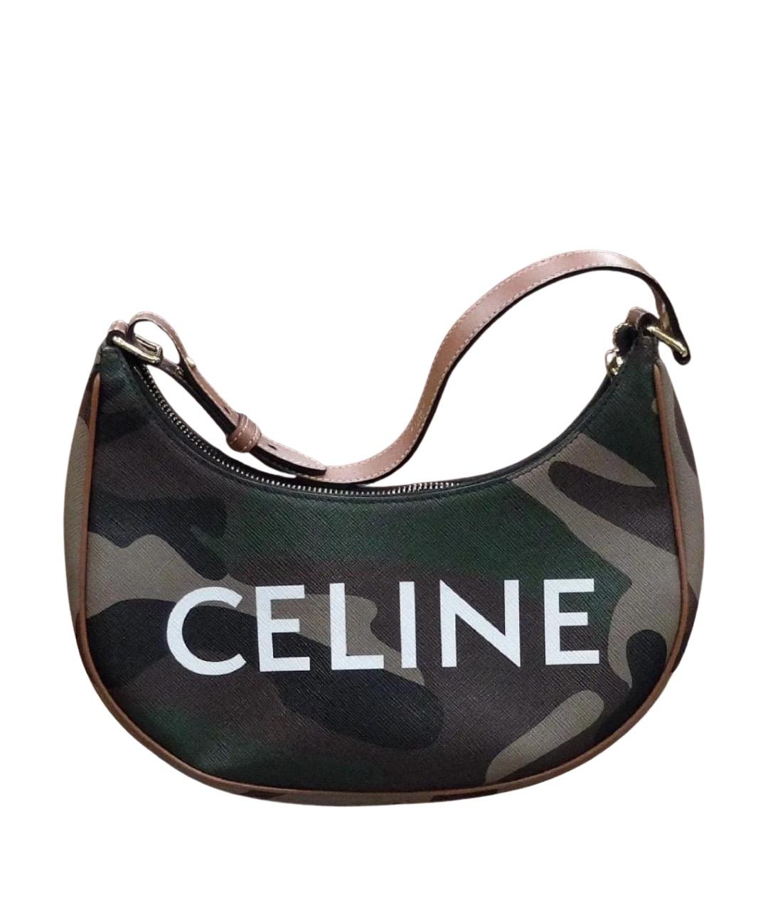 CELINE Хаки сумка через плечо, фото 1