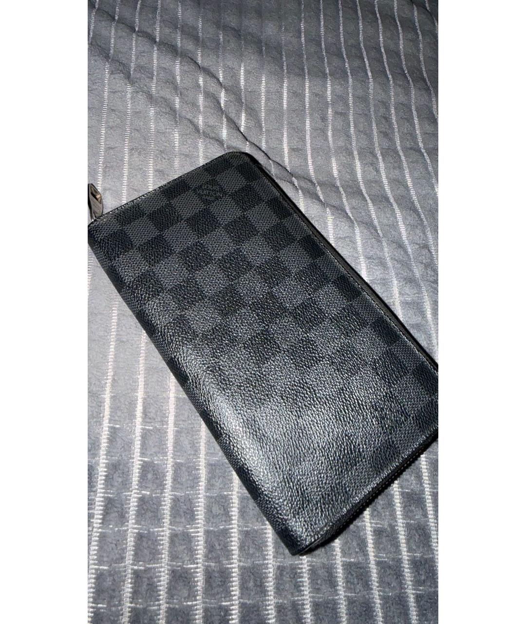 LOUIS VUITTON Черный кошелек, фото 2