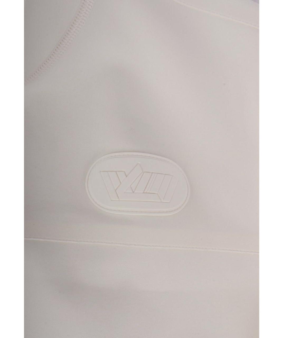 LOUIS VUITTON Белая полиамидовая футболка, фото 4