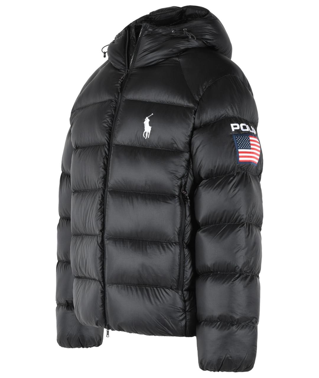 POLO RALPH LAUREN Черная полиамидовая куртка, фото 2