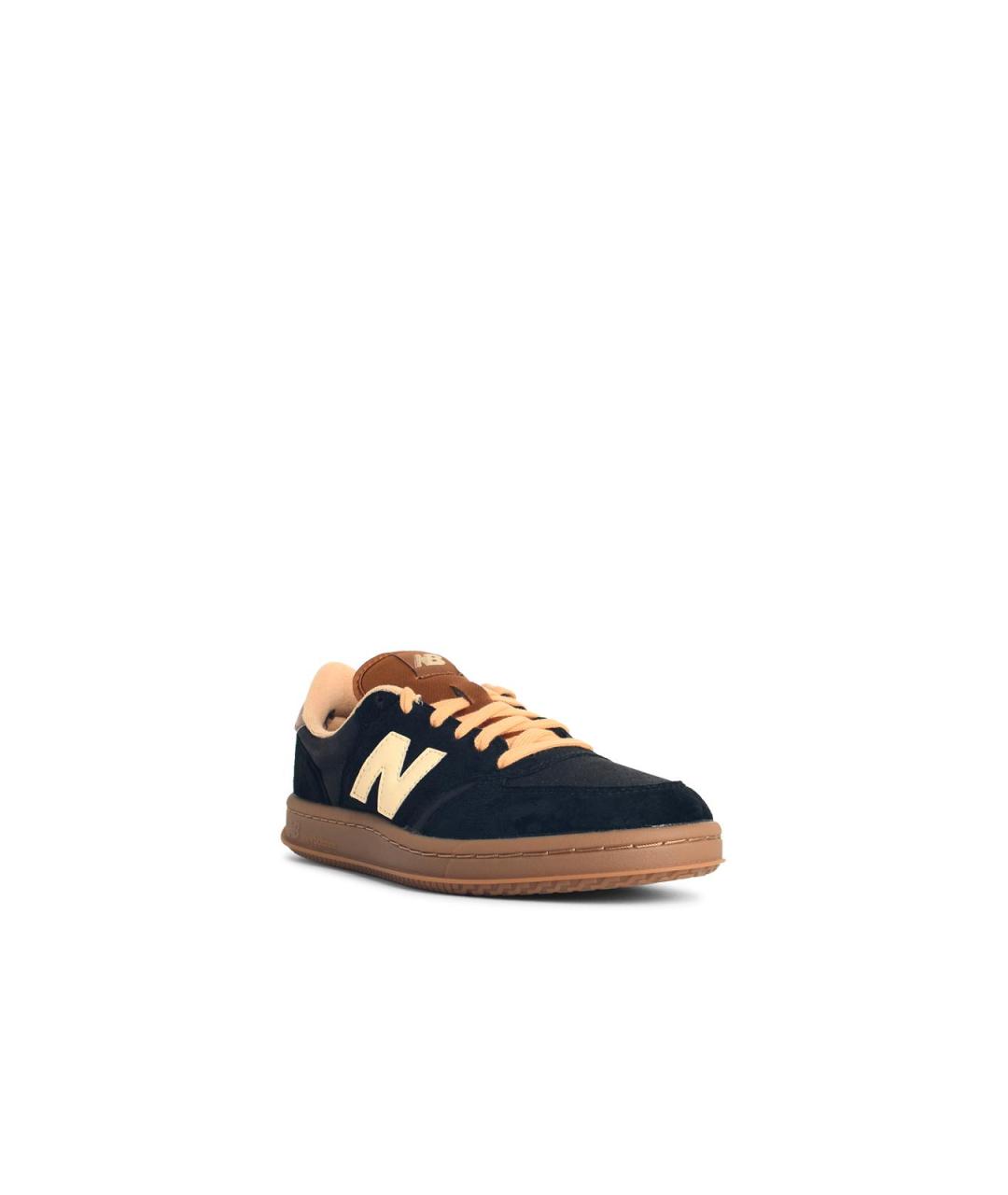 NEW BALANCE Черные синтетические низкие кроссовки / кеды, фото 2