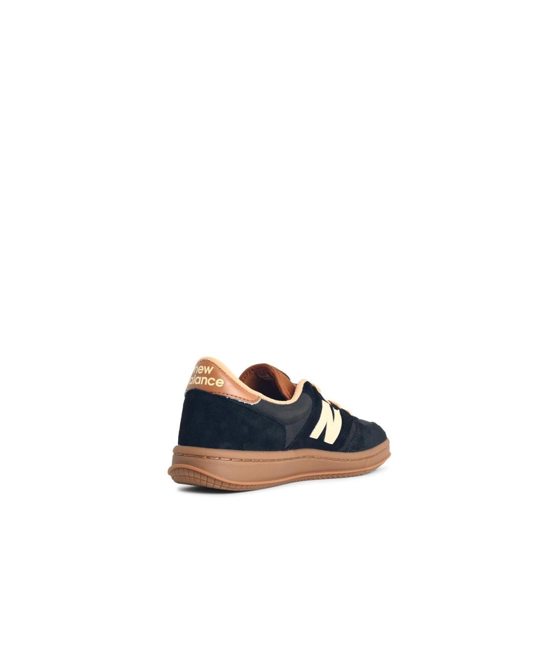 NEW BALANCE Черные синтетические низкие кроссовки / кеды, фото 3