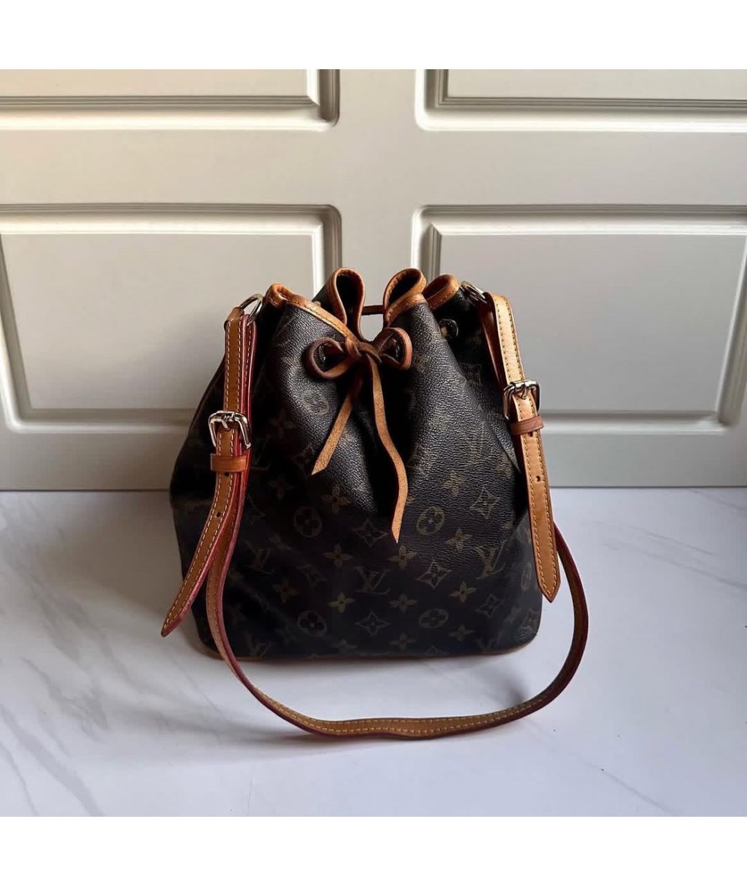 LOUIS VUITTON Коричневая сумка через плечо, фото 6