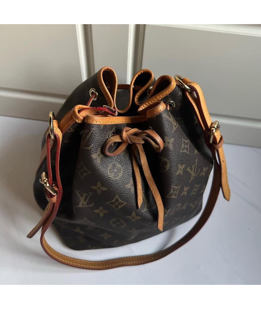 LOUIS VUITTON Коричневая сумка через плечо, фото 2
