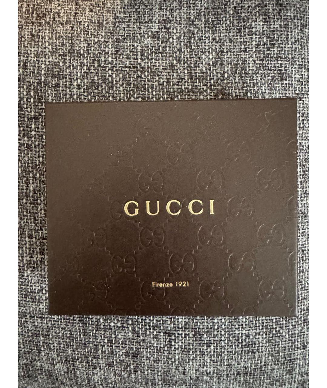 GUCCI Серебряные металлические запонки, фото 8