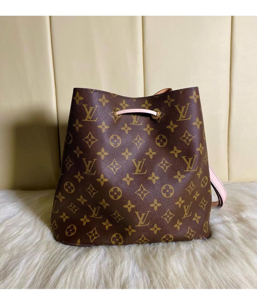 LOUIS VUITTON Коричневая сумка через плечо, фото 4
