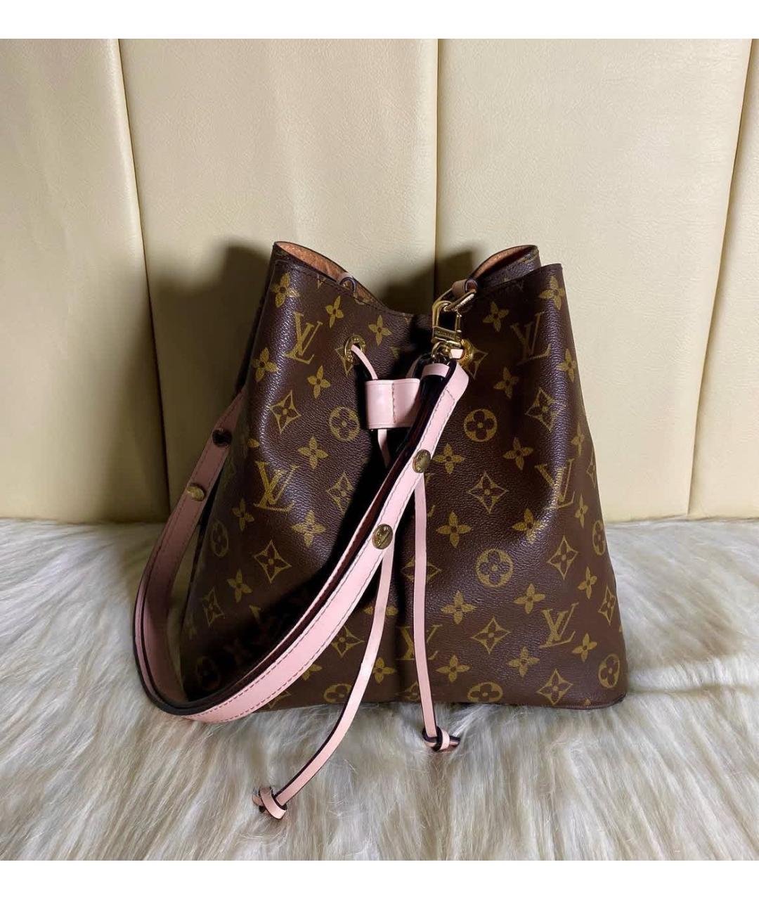 LOUIS VUITTON Коричневая сумка через плечо, фото 6