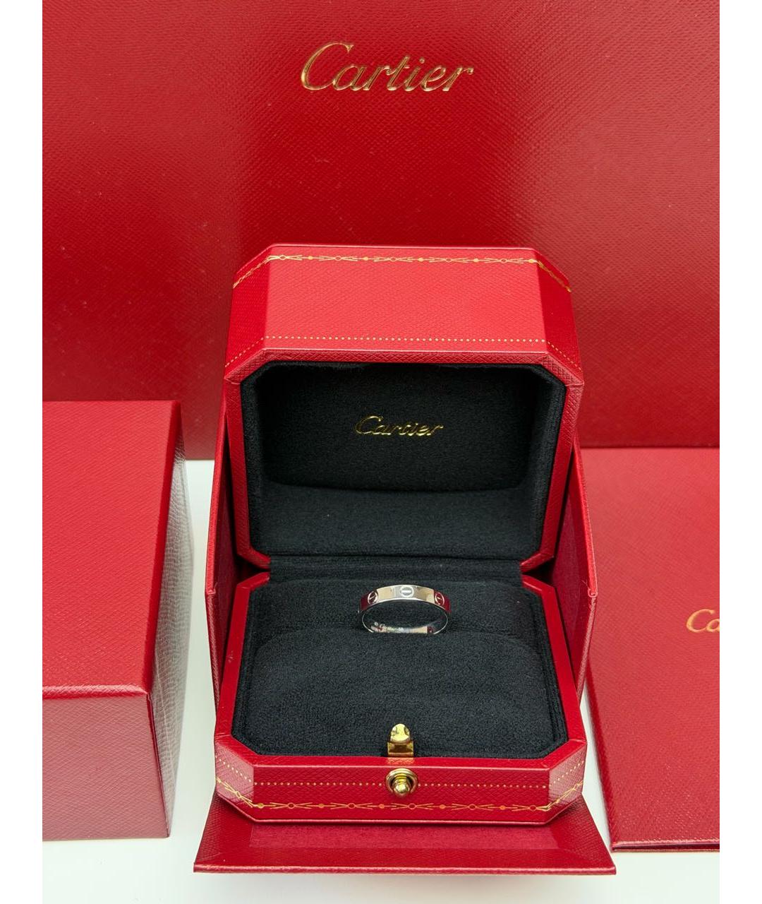 CARTIER Белое кольцо из белого золота, фото 3