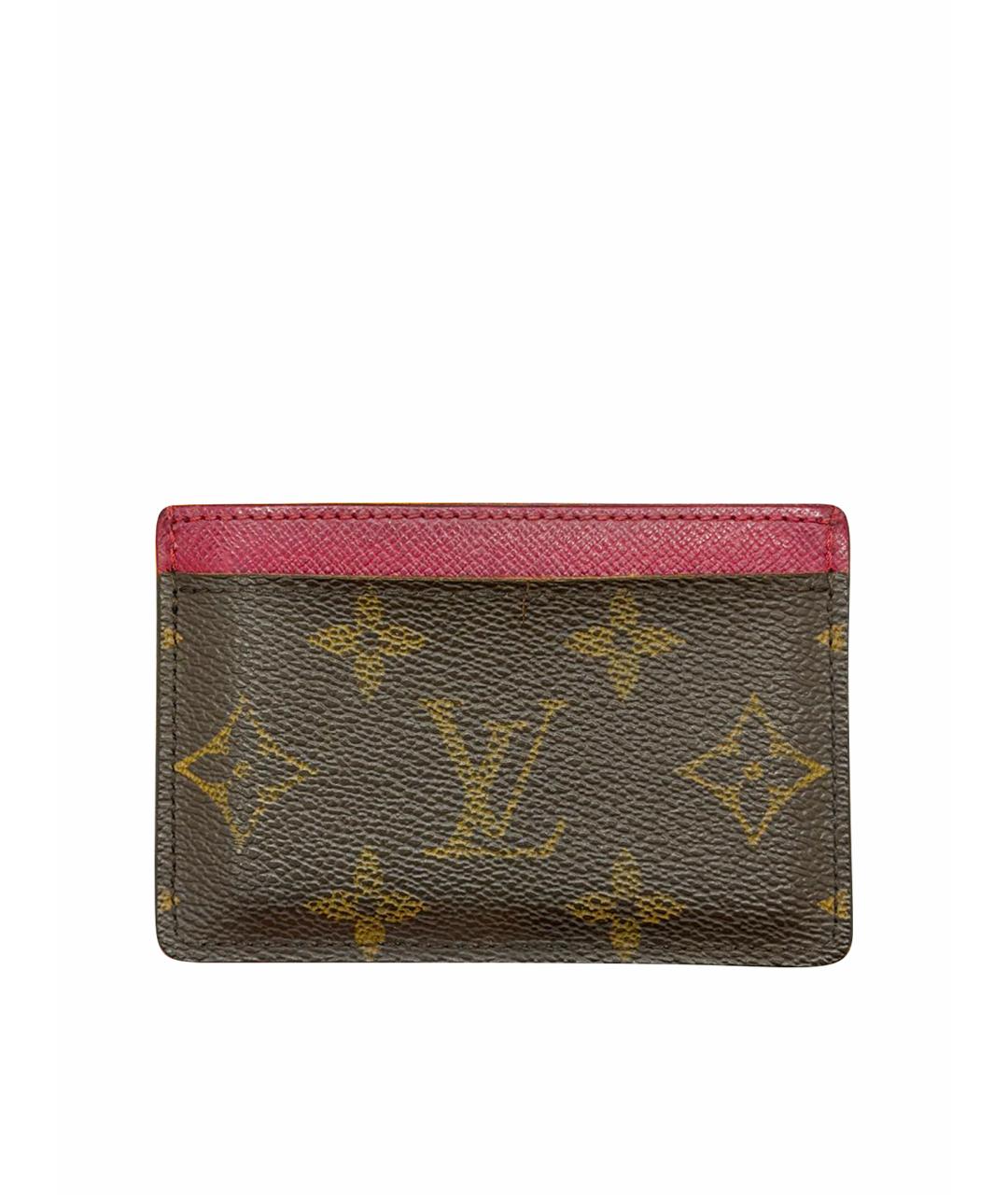 LOUIS VUITTON Розовый кардхолдер, фото 1